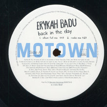 Load image into Gallery viewer, Erykah Badu : Back In The Day (12")