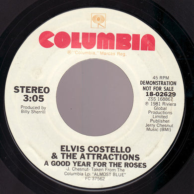 Elvis Costello & The Attractions : A Good Year For The Roses (7