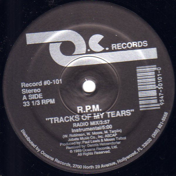R.P.M.* : Tracks Of My Tears (12
