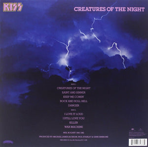 Kiss : Creatures Of The Night (LP, Album, RE, 180)