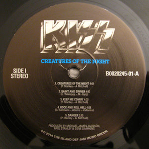 Kiss : Creatures Of The Night (LP, Album, RE, 180)