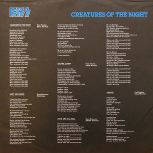 Kiss : Creatures Of The Night (LP, Album, RE, 180)