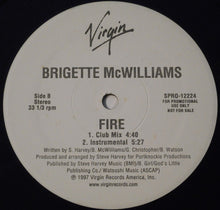 Load image into Gallery viewer, Brigette McWilliams : Fire (12", Promo)