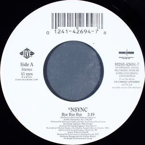 *NSYNC : Bye Bye Bye (7", Single)