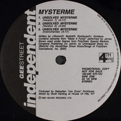 Mysterme & DJ 20/20 : Unsolved Mysterme (12
