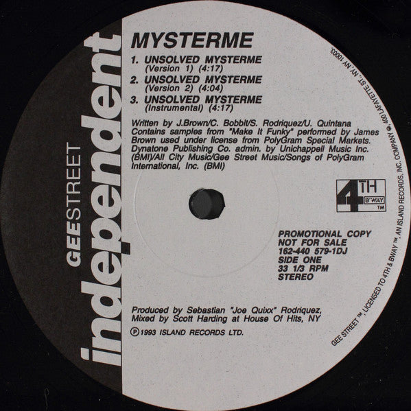 Mysterme & DJ 20/20 : Unsolved Mysterme (12