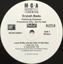 Load image into Gallery viewer, Erykah Badu : Love Of My Life (An Ode To Hip Hop) (12&quot;, Promo)