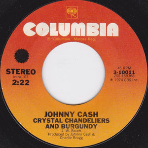 Johnny Cash : The Junkie And The Juicehead (Minus Me) (7", Single, Styrene)