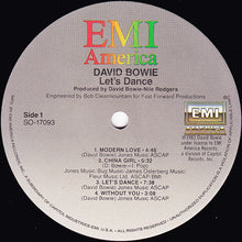 Load image into Gallery viewer, David Bowie : Let's Dance (LP, Album, Jac)