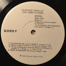 Load image into Gallery viewer, The Temptations : Surface Thrills (LP, Album, Promo)