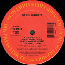 Load image into Gallery viewer, Mick Jagger : Just Another Night (12")
