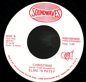 Elmo 'N Patsy* : Grandma Got Run Over By A Reindeer (7", Single)