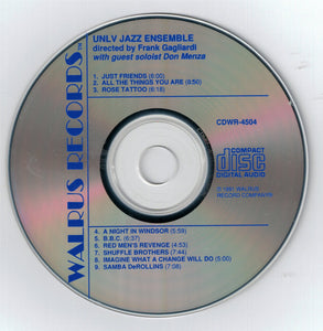 UNLV Jazz Ensemble* Directed By Frank Gagliardi Guest Soloist Don Menza : Caliente, Muy Caliente (CD)