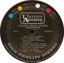 Load image into Gallery viewer, John Barry : Goldfinger (Original Motion Picture Sound Track) (LP, Album, Pit)