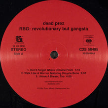 Load image into Gallery viewer, Dead Prez : RBG: Revolutionary But Gangsta (2xLP, Album, Edi)