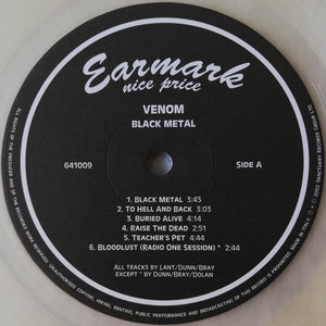 Venom (8) : Black Metal (LP, Album, RE, Cle)