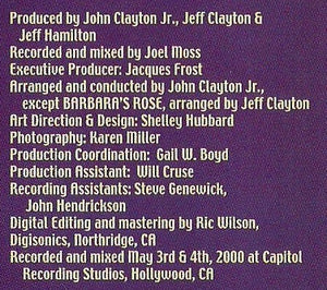 The Clayton-Hamilton Jazz Orchestra : Shout Me Out! (CD, Album)