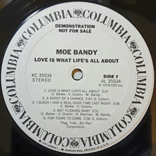 Load image into Gallery viewer, Moe Bandy : Love Is What Life's All About (LP, Album, Promo)
