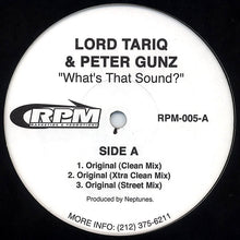 Load image into Gallery viewer, Lord Tariq &amp; Peter Gunz : What&#39;s That Sound? (12&quot;)