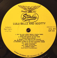 Load image into Gallery viewer, Lulu Belle And Scotty : Sweethearts Still (LP, Album, Mono)