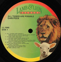 Load image into Gallery viewer, Dan Peek : All Things Are Possible (LP, Album)