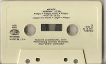 Load image into Gallery viewer, Vivaldi* / Susanne Lautenbacher, Wurttemberg Chamber Orchestra*, Jorg Faerber* : The Four Seasons (Cass, Album)