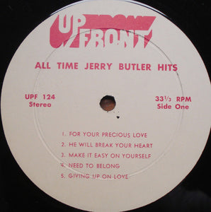 Jerry Butler : All Time Jerry Butler Hits (LP, Comp)