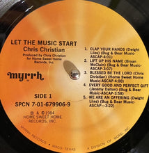Load image into Gallery viewer, Chris Christian : Let The Music Start (LP, Album)