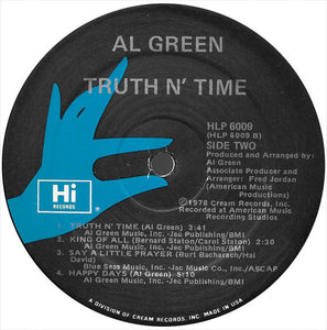 Al Green : Truth N' Time (LP, Album, Gat)