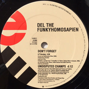 Del The Funky Homosapien* : Wrongplace (12")