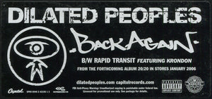 Dilated Peoples : Back Again (12", Promo)