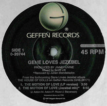 Load image into Gallery viewer, Gene Loves Jezebel : The Motion Of Love (12", Maxi)
