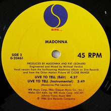 Load image into Gallery viewer, Madonna : Live To Tell (12&quot;, Maxi, SRC)