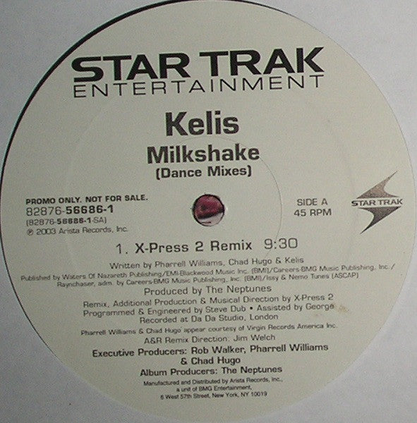 Kelis : Milkshake (Dance Mixes) (12