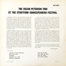 Load image into Gallery viewer, The Oscar Peterson Trio : At The Stratford Shakespearean Festival (LP, Album, Mono, CLE)