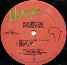 Load image into Gallery viewer, King Sunny Adé And His African Beats* : Synchro System (LP, Album)