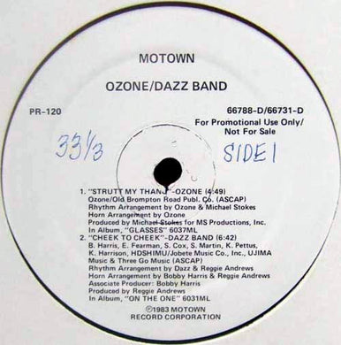 Ozone (5) / Dazz Band / Kagny & The Dirty Rats : Strutt My Thang / Cheek To Cheek / At 15 (12