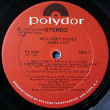 Load image into Gallery viewer, James Last : Well Kept Secret (LP, Album, Gat)