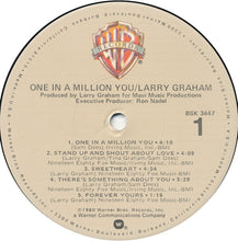 Load image into Gallery viewer, Larry Graham : One In A Million You (LP, Album, Jac)