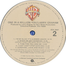 Load image into Gallery viewer, Larry Graham : One In A Million You (LP, Album, Jac)