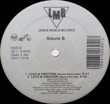 Load image into Gallery viewer, Stevie B : Love &amp; Emotion (12")