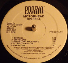 Load image into Gallery viewer, Motörhead : Overkill (LP, Album, Promo, RE)