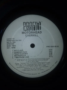 Motörhead : Overkill (LP, Album, Promo, RE)