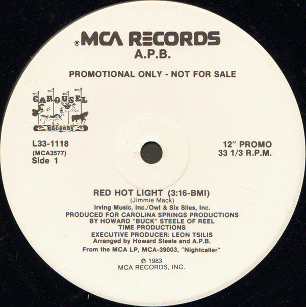 A.P.B.* : Red Hot Light (12