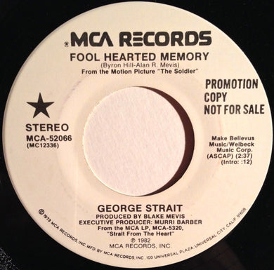 George Strait : Fool Hearted Memory (7