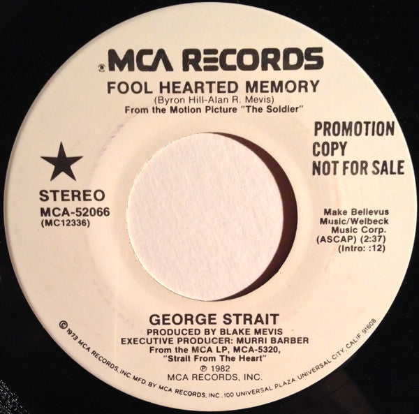 George Strait : Fool Hearted Memory (7