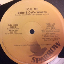 Load image into Gallery viewer, Bebe &amp; Cece Winans : Lost Without You / I.O.U. Me (12", Promo)