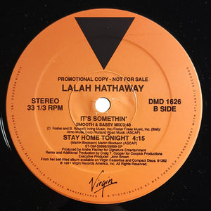 Lalah Hathaway : It's Somethin' (12", Promo)