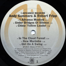 Load image into Gallery viewer, Andy Summers &amp; Robert Fripp : I Advance Masked (LP, Album, Ele)