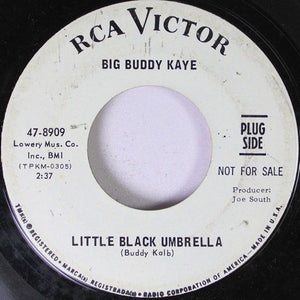 Big Buddy Kaye : Little Black Umbrella / New Generation Man (7", Single, Promo)